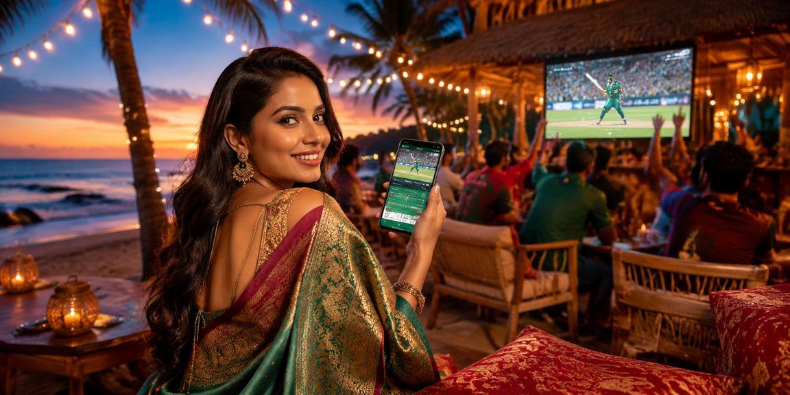 সিলেটে শাড়ি পরিহিত নারী মোবাইলে jet 7 গেমিং উপভোগ করছেন